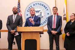 San Francisco City Attorney Dennis Herrera at a City Hall news conference Tuesday, March 19, 2019.