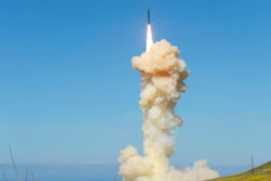 In this photo provided by the Missile Defense Agency, the lead ground-based Interceptor is launched from Vandenberg Air Force Base, Calif.