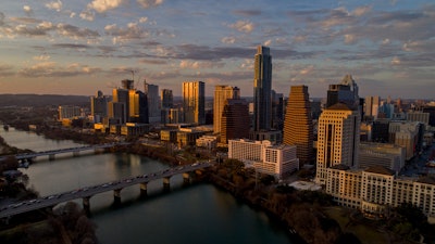 This Feb. 7, 2018, file photo shows the skyline in Austin, Texas.