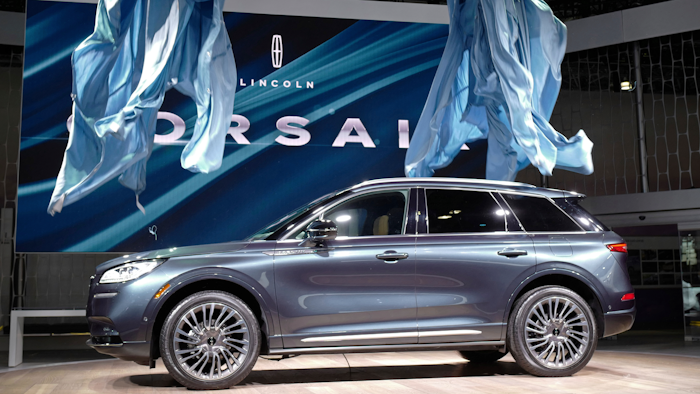 The 2020 Lincoln Corsair small SUV is revealed at the New York Auto Show, Wednesday, April 17, 2019.