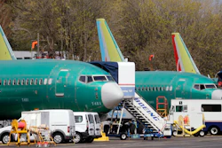 In this Monday, April 8, 2019, file photo, Boeing 737 Max 8 jets are parked at the airport adjacent to a Boeing Co. production facility in Renton, Wash.