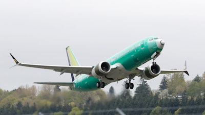 In this Wednesday, April 10, 2019, file photo, a Boeing 737 MAX 8 airplane takes off on a test flight at Boeing Field in Seattle.