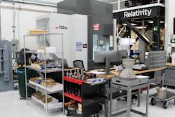 Machine shop at Relativity’s headquarters in Inglewood, Calif.