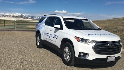 A Chevrolet Traverse outfitted with Velodyne’s Velarray sensor embarks on an autonomous, cross-country journey.