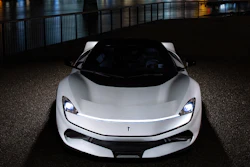 The Pininfarina Battista in London.