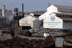 This Feb 26, 2019, photo shows U.S. Steel's Edgar Thomson Plant in Braddock, Pa.
