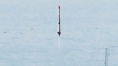 The MOMO-3 rocket lifts off in Taiki, Hokkaido, Japan, Saturday, May 4, 2019.