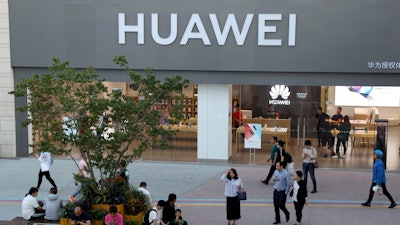 A Huawei store in Beijing, Monday, May 20, 2019.