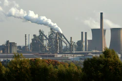 This Oct. 20, 2015, file photo shows the Scunthorpe steel plant, now owned by British Steel, in Scunthorpe, England.