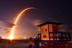 A Falcon 9 SpaceX rocket with a payload of 60 satellites for SpaceX's Starlink broadband network lifts off from Space Launch Complex 40 at Florida's Cape Canaveral Air Force Station, Thursday, May 23, 2019.