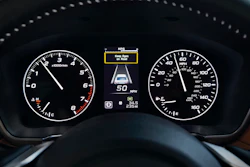 This undated image shows Subaru’s “DriverFocus Distraction Mitigation System.”