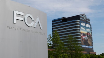 Fiat Chrysler Automobiles world headquarters in Auburn Hills, Mich., Monday, May 27, 2019.