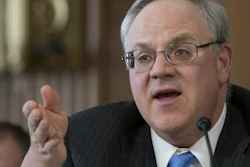 In this March 28, 2019, file photo, David Bernhardt speaks before the Senate Energy and Natural Resources Committee at his confirmation hearing to head the Interior Department.