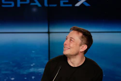 In this Feb. 6, 2018 file photo, Elon Musk speaks at a news conference after the Falcon 9 SpaceX heavy rocket launched successfully from the Kennedy Space Center in Cape Canaveral, Fla.