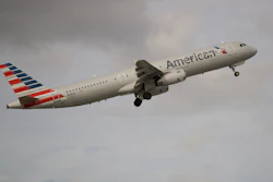 In this Thursday, Nov. 29, 2018, photo, an American Airlines Airbus A321 takes off from Fort Lauderdale-Hollywood International Airport.