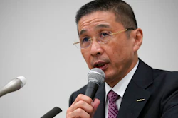 In this Nov. 19, 2018, file photo, Nissan President and CEO Hiroto Saikawa speaks during a press conference in Yokohama.