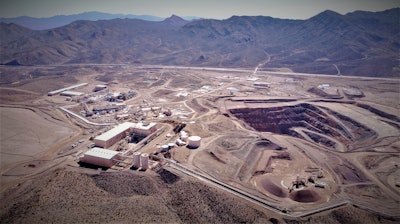 This undated photo provided by JHL Capital Group LLC shows the Mountain Pass Mine in San Bernardino County, Calif.