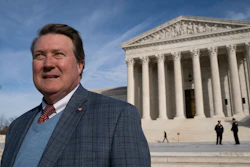 In this Feb. 14, 2019, file photo, Mitch Hungerpiller of Birmingham, Ala., poses for a photo outside the Supreme Court in Washington.