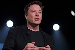 In this March 14, 2019, file photo, Tesla CEO Elon Musk speaks before unveiling the Model Y at the company's design studio in Hawthorne, Calif.