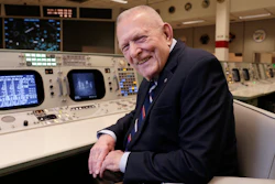 Gene Kranz, aerospace engineer, fighter pilot, an Apollo-era flight director and later director of NASA flight operations, sits at the console where he worked during the Gemini and Apollo missions at the NASA Johnson Space Center Monday, June 17, 2019, in Houston. 'The impact is incredible,' Kranz, 85, said. With all the vacated seats, the room reminded him of a shift change when flight controllers would hit the restroom. 'So this room is now empty and it's soon going to be filled and all of a sudden, the energy that this room possesses is going to start enveloping the environment here.'