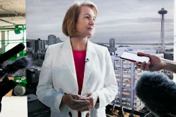 Seattle Mayor Jenny Durkan during a news conference discussing Apple's expansion, Monday, June 24, 2019.