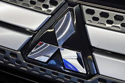 This Feb. 14, 2019, file photo shows the front of a 2019 Mitsubishi Outlander GT at the Pittsburgh International Auto Show.