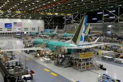 This Dec. 7, 2015, file photo shows a Boeing 737 Max airplane being built on the assembly line in Renton, Wash.