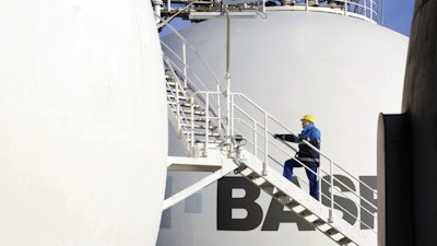 Butadiene plant in the Friesenheim Island section of BASF’s Verbund site in Ludwigshafen.