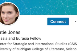 This image captured on Tuesday, June 11, 2019 shows part of a LinkedIn profile for someone who identified themselves as Katie Jones. The Associated Press has found it is one of many phantom profiles that lurk on the social media platform.