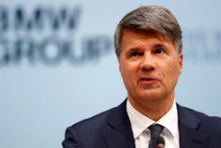 Harald Krueger, CEO of German car manufacturer BMW, at the company's earnings press conference in Munich, March 20, 2019.