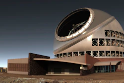 Undated file illustration of the proposed giant telescope on Mauna Kea on Hawaii's Big Island.
