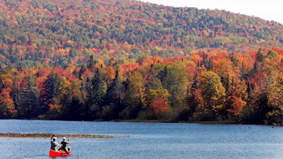 The Androscoggin River north of the White Mountains in Dummer, N.H., Sept. 27, 2014.