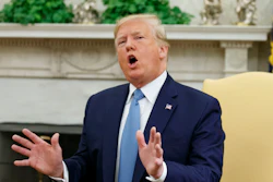 President Donald Trump speaks during a meeting with Pakistani Prime Minister Imran Khan in the Oval Office of the White House, Monday, July 22, 2019.