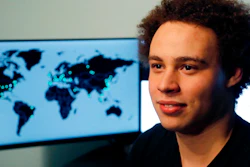 This Monday, May 15, 2017, file photo shows Marcus Hutchins, a British cybersecurity expert, during an interview in Ilfracombe, England.