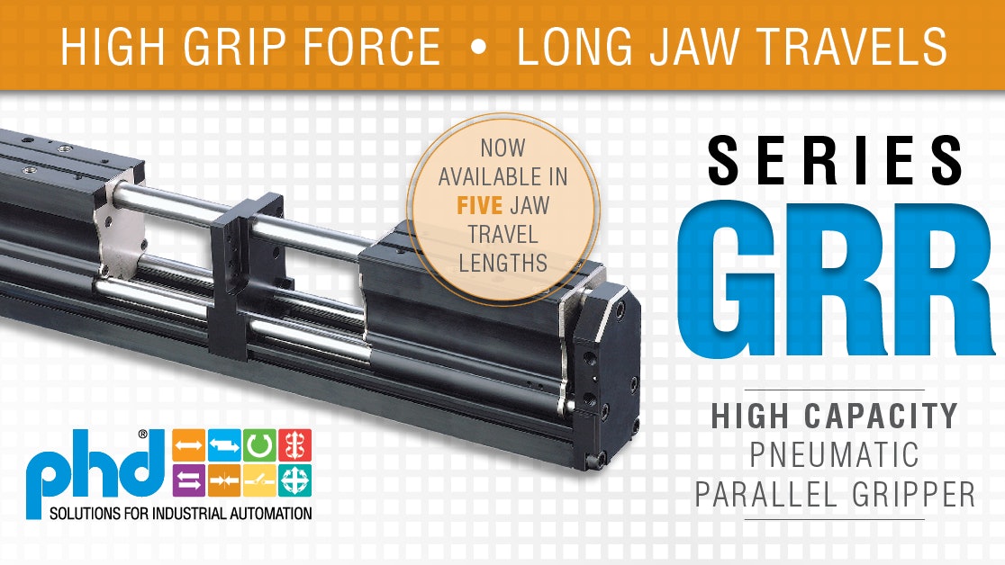 HighCapacity Pneumatic Gripper From PHD Design and Development Today