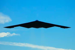 A B-2 Spirit arrives at Northrop Grumman’s Palmdale Aircraft Center of Excellence where the aircraft undergoes a complete “wingtip-to-wingtip” overhaul.