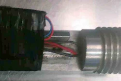 This undated photo provided by the Transportation Security Administration shows a device that had the makings of what appeared to be a pipe bomb that was discovered by TSA officers in a checked bag at Philadelphia International Airport on Wednesday, July 10, resulting in the evacuation of personnel from the checked baggage room.