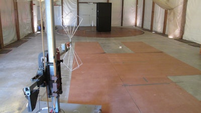 10-meter open area testing takes place at D.L.S. Electronic Systems in Genoa City, Wisconsin.