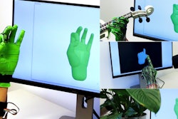 The stretch-sensing soft glove captures hand poses in real time and with high accuracy. It functions in diverse and challenging settings.