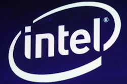 In this Oct. 3, 2018, file photo the Intel logo appears on a screen at the Nasdaq MarketSite, in New York's Times Square. Apple is paying Intel $1 billion for the chip maker's smartphone modem division in a deal driven by the upcoming transition to the next generation of wireless technology.