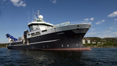 Norwegian research vessel G.O. Sars performed the tests.