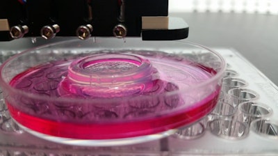 Inkjet bioprinting of cells for 3D culture.