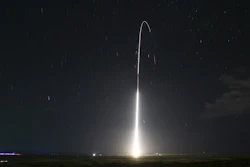 This Dec. 10, 2018, file photo shows the launch of the Aegis missile defense testing system from the Pacific Missile Range Facility in Hawaii.