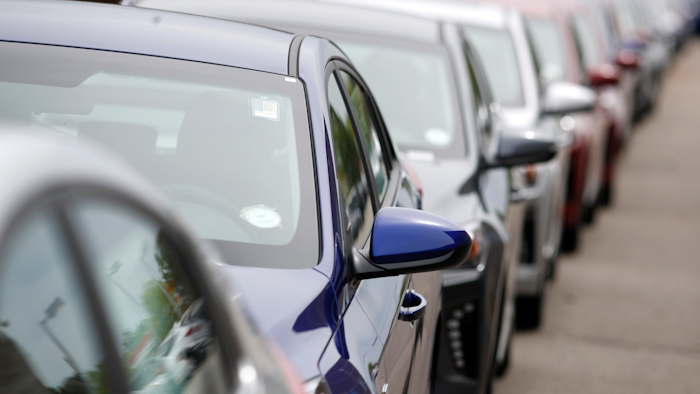 Unsold 2019 sedans at a dealership in Littleton, Colo., May 19, 2019.