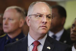 In this Thursday, April 11, 2019, file photo, Louisiana Gov. John Bel Edwards attends a news conference in Opelousas, La.