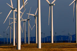 This May 6, 2013, file photo shows a wind turbine farm owned by PacifiCorp near Glenrock, Wyo.
