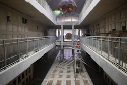 Construction site of a massive underground cemetery in Jerusalem, Sunday, Aug. 18, 2019.