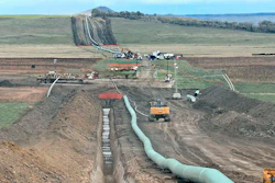 In this October 2016, file photo, construction continues on the Dakota Access Pipeline.