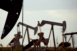 In this April 24, 2015, file photo, pumpjacks work in a field near Lovington, N.M.