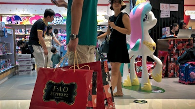 FAO Schwarz toy store in Beijing, June 1, 2019.